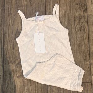 Jamie Kay Ivory Pointelle Bodysuit
